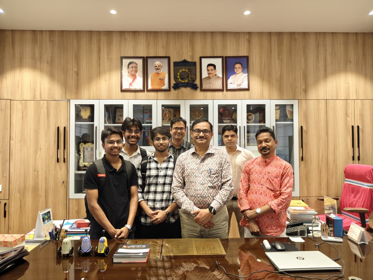 Team from Robotics Society, VSSUT, Burla secured AIR 4 at prestigious E-Yantra Robotics Competition by IIT Bombay